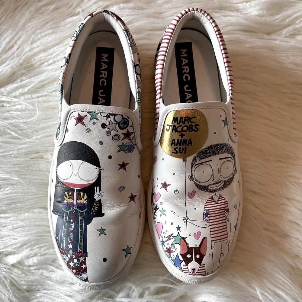 MARC JACOBS x ANNA SUI Slip On Sneakers Size 39